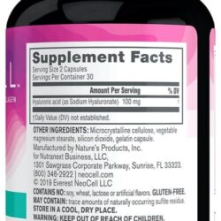 Viên uống tái tạo da, bổ khớp, sáng mắt Neocell Hyaluronic Acid 100mg 60 viên 5 vien uong tai tao da bo khop sang mat neocell hyaluronic acid 100mg 60 vien knwa