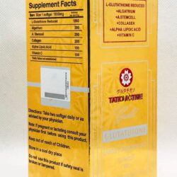 Viên uống trắng da Tatio Active Gold Glutathione 1850mg 60 viên 12 vien uong trang da tatio active gold glutathione 1850mg knc