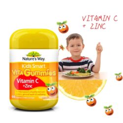 keo deo bo sung vitamin c va kem kids smart vitamin czinc 60 gummies knf