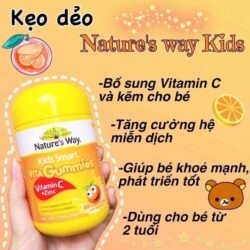 keo deo bo sung vitamin c va kem kids smart vitamin czinc 60 gummies kni