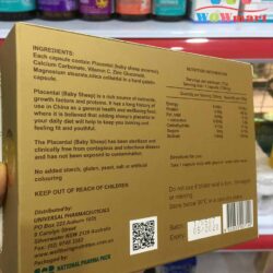 Nhau thai cừu Maxi 50000 Placental Baby Sheep Essence 100 viên 7 nhau thai cuu maxi 50000 placental baby sheep essence 100 vien 2