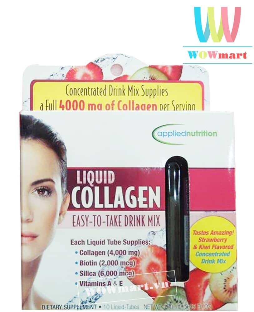 Collagen Nước dạng ống Liquid Collagen Easy-to-take Drink Mix 4000mg 20 ống