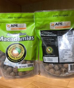 Hạt mắc ca nứt vỏ Úc Apexim Australian Macadamias 500g