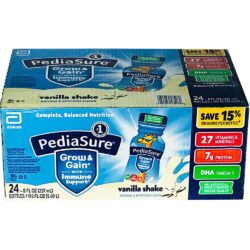 Sữa Pediasure nước hương Vani Pediasure Grow & Gain Vanilla Thùng 24 chai 10 sua nuoc pediasure grow and gain 237ml thung 24 chai knf