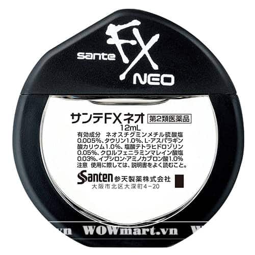 Thành phần và tác dụng của thuốc Sante FX Neo