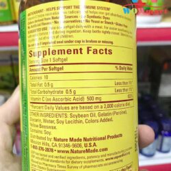 Viên bổ sung Vitamin C Nature Made 500mg 180 viên 6 vien bo sung vitamin c nature made 500mg 180 vien 2