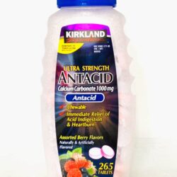 Kẹo chống đầy hơi Kirkland Signature Ultra Strength Antacid Calcium 1000mg 265 viên 8 vien nhai tri dau da day kirkland signature ultra strength antacid calcium 1000mg 265 vien cua my ka