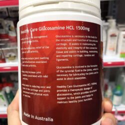 Viên uống bổ khớp Healthy Care Glucosamine HCL 1500mg 400 viên 13 Vien uong bo khop Healthy Care Glucosamine HCL 1500mg 400 vien 6447