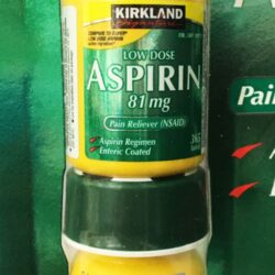 Bảo vệ tim mạch, ngăn ngừa đột quỵ Kirkland Low Dose Aspirin 81mg 2x 365 viên 9 thuoc giam dau kirkland signature low dose aspirin 81 mg 365 vien 130524 kb