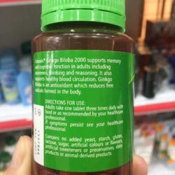 Viên uống bổ não tăng cường trí nhớ Cenovis Ginkgo Biloba 2000mg 100 viên 6 vien uong bo nao tang cuong tri nho cenovis ginkgo biloba 2000mg 100 vien 1175