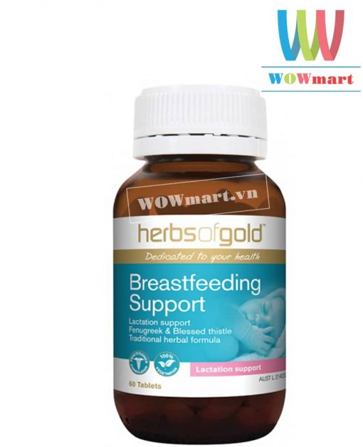 Viên uống lợi sữa Herbs of Gold Breastfeeding Support 60 viên