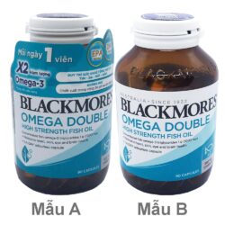 Dầu cá Blackmores Omega Double High Strength Fish Oil 90 viên 8 dau ca blackmores optimal health omega daily 90 vien 120825 k2ab
