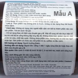 Dầu cá Blackmores Omega Double High Strength Fish Oil 90 viên 11 dau ca blackmores optimal health omega daily 90 vien 120825 ka3