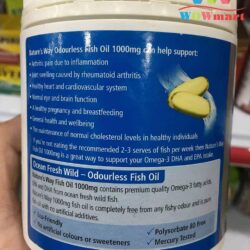 dau ca natures way adourless fish oil 1000mg 200 vien 2