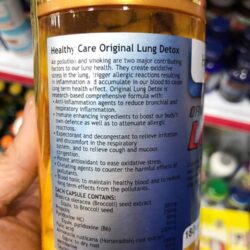 Viên uống giúp thanh lọc phổi Healthy Care Original Lung Detox 180 viên 12 healthy care original lung detox 180 vien 1438