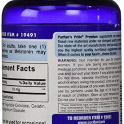 puritans pride melatonin 10mg a2