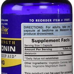 puritans pride melatonin 10mg a7