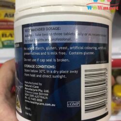 Sụn vi cá mập Healthy Care Shark Cartilage 750mg 200 viên 13 sun vi ca map healthy care shark cartilage 750mg 200 vien 3