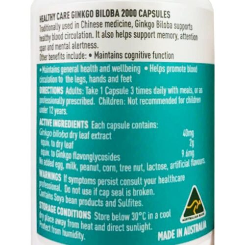 thuoc bo nao healthy care ginkgo biloba 2000mg 100 vien 081025 kd