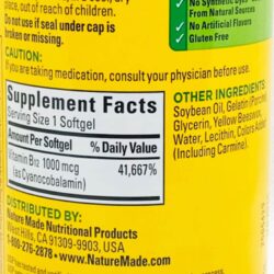 Viên uống bổ sung Vitamin B12 Nature Made Vitamin B12 1000mcg 400 viên 13 thuoc bo sung vitamin b12 nature made b12 1000mcg 400 vien kf