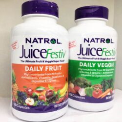 Viên uống bổ sung Vitamin từ rau củ quả Natrol JuiceFestiv 120 viên x2 8 vien uong bo sung vitamin tu rau cu qua natrol juicefestiv 240 vien 140924 ka
