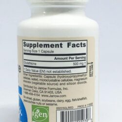 Viên uống trắng da nội sinh Jarrow Glutathione Reduced 500mg 60 viên 12 vien uong chong oxy hoa jarrow glutathione reduced 500mg 60 vien 020725 kb