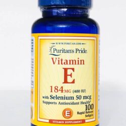 Viên uống đẹp da Puritan's Pride Vitamin E 400 IU 100 viên 5 vien uong dep da puritans pride vitamin e 400iu 100 vien knwa