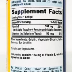 Viên uống đẹp da Puritan's Pride Vitamin E 400 IU 100 viên 7 vien uong dep da puritans pride vitamin e 400iu 100 vien knwc