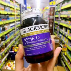 Giảm đau nửa đầu do rối loạn tiền đình Blackmores Reme-D 60 viên 10 Viên uống trị đau nữa đầu và rối loạn tiền đình Blackmores Reme-D 60 viên