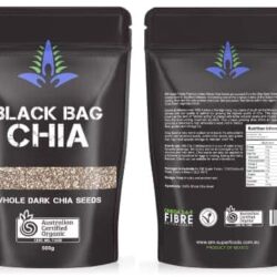 Hạt chia của Úc Organic Black Bag Chia 1kg 5 Black Bag Chia Uc 500g 2 mat