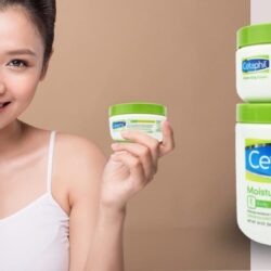 Bo san pham kem duong am Cetaphil Moisturizing Cream 566g 250g 2