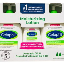 Sữa dưỡng ẩm toàn thân Cetaphil Moisturizing Lotion Body & Face 591ml x2 + 118ml 12 bo san pham duong da cetaphil moisture lotion krc