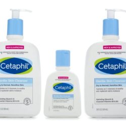 Bộ sản phẩm sữa rửa mặt Cetaphil Gentle Skin Cleanser 591ml x2 + 118ml 13 bo san pham sua rua mat cetaphil gentle skin cleanser kne