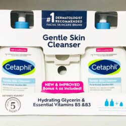 Bộ sản phẩm sữa rửa mặt Cetaphil Gentle Skin Cleanser 591ml x2 + 118ml 12 bo san pham sua rua mat cetaphil gentle skin cleanser knf