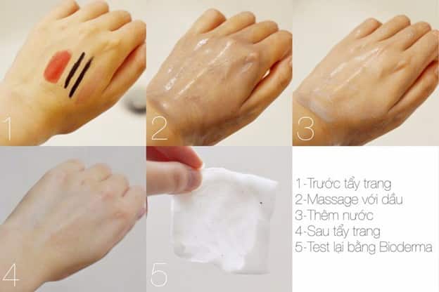 Dầu tẩy trang AHA Oil Cleansing Nhật Bản 145ml 5 dau tay trang