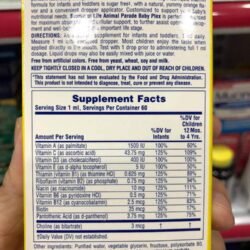 Bổ sung Vitamin cho trẻ biếng ăn Nature's Plus Baby Plex Animal Parade 60ml 6 natures plus baby plex animal parade 60ml 1364