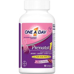 Vitamin cho bà bầu One A Day Prenatal DHA & Folic Acid 90 viên 5 thuoc bo cho ba bau one day prenatal dha folic acid 90 vien knc