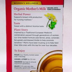 Trà lợi sữa dành cho bà mẹ cho con bú Organic Mother's Milk 28g (16 túi) 13 tra loi sua danh cho ba me cho con bu organic mothers milk kng