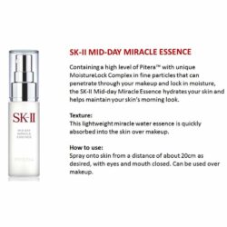 Xịt khoáng dùng ban ngày SK-II Pitera Mid-Day Essence Spray 50ml 7 Xịt khoáng dùng ban ngày SK-II Pitera Mid-Day Essence Spray 50ml