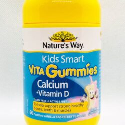 Kẹo bổ sung Canxi+Vitamin D Kids Smart Calcium+Vitamin D 60 Gummies 6 keo bo sung canxivitamin d kids smart calciumvitamin d 60 gummies knb