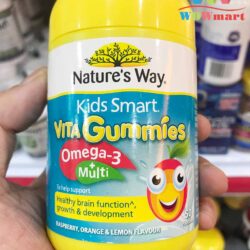 Kẹo bổ đa Vitamin+Omega Kids Smart Vita Gummies Omega 3 Multi 50 Gummies 5 keo-nature-way-kids-smart-vita-gummies-omega-3-multi-50-vien-1