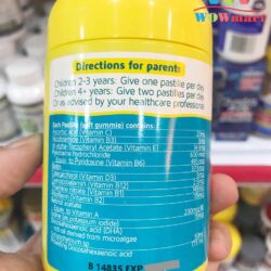 Kẹo bổ đa Vitamin+Omega Kids Smart Vita Gummies Omega 3 Multi 50 Gummies 6 keo nature way kids smart vita gummies omega 3 multi 50 vien 2