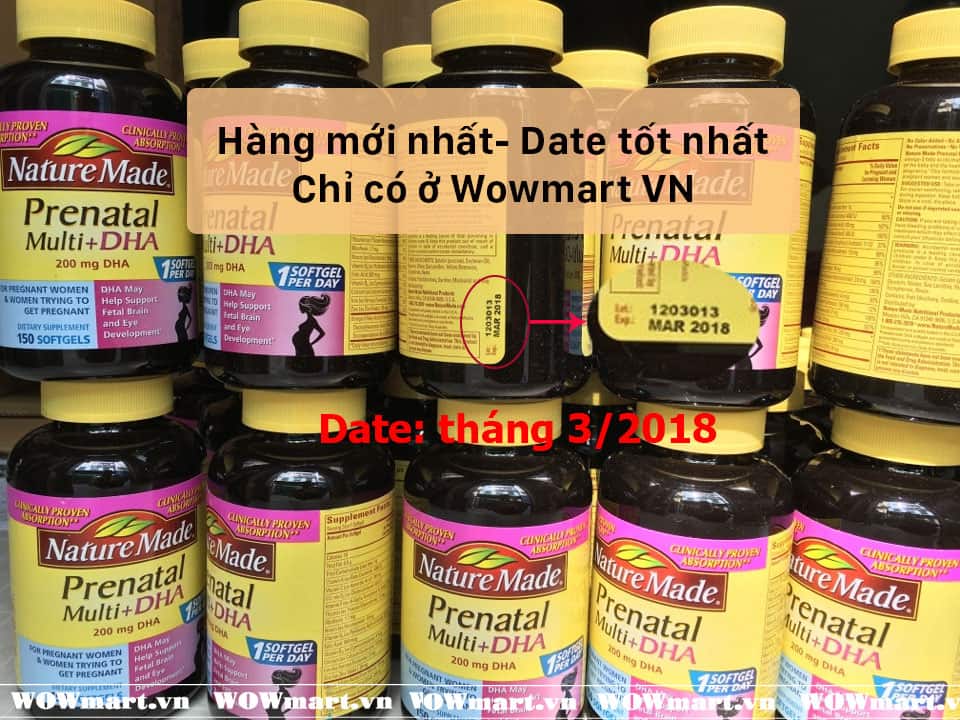 Wowmart VN -Nhà cung cấp thuốc Nature Made chính hãng 3 date moi nhat