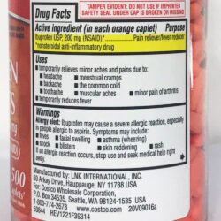 thuoc giam dau ha sot kirkland signature ibuprofen 200mg 500 vien 150124 kd