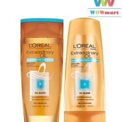 Bộ dầu gội và xã dưỡng tóc L'oréal Extraordinary Oil phục hồi tóc hư tổn 375ml