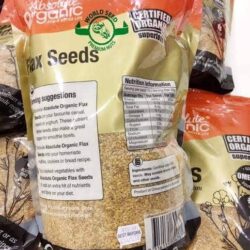 Hạt lanh Absolute Organic Flax seeds 1.5kg 5 absolute organic flax seeds 15kg