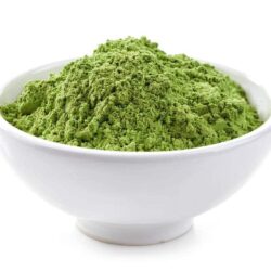 Bột rau củ quả Nature’s Way Super Foods Greens Plus 100g 7 bowl of healthy wheat sprouts powder isolated on white