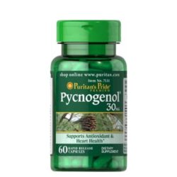 Chống oxy hóa từ nhựa cây thông đỏ Puritan's Pride Pycnogenol 30 mg 60 viên