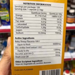 Viên uống nhau thai cừu Golden Health Placenta 50000mg 100 viên 8 golden health placenta 50000mg 100 vien 1393
