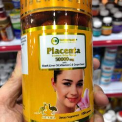 Viên uống nhau thai cừu Golden Health Placenta 50000mg 100 viên 10 golden health placenta 50000mg 100 vien 1395